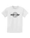 Boot Camp Distressed Text Childrens T-Shirt by TooLoud-Childrens T-Shirt-TooLoud-White-X-Small-Davson Sales