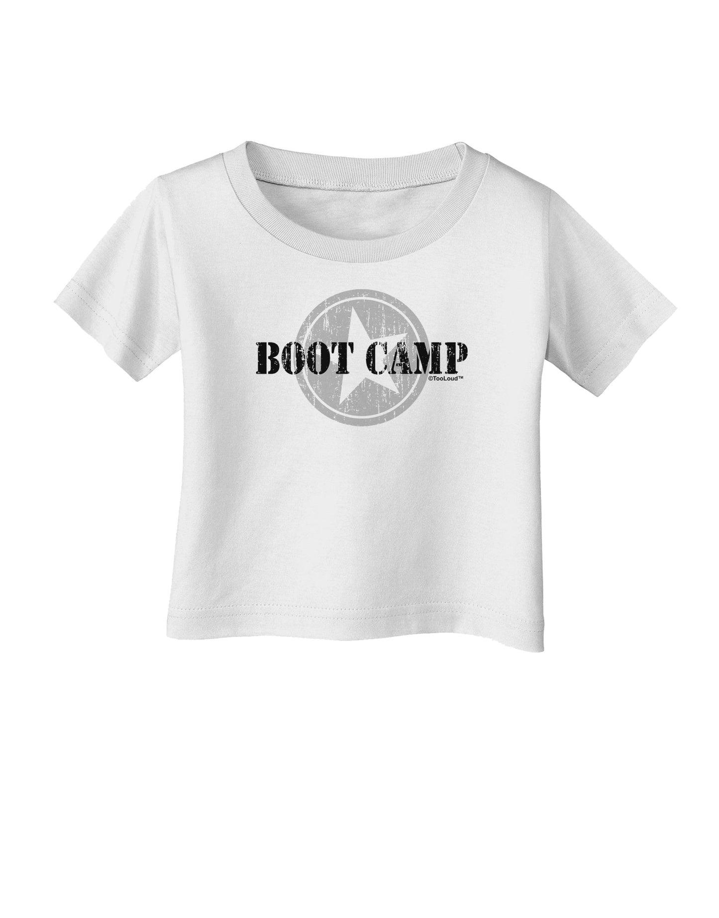 Boot Camp Distressed Text Infant T-Shirt by TooLoud-Infant T-Shirt-TooLoud-White-06-Months-Davson Sales