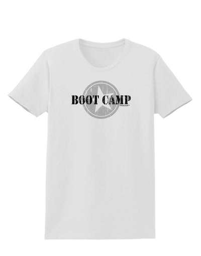 Boot Camp Distressed Text Womens T-Shirt by TooLoud-Womens T-Shirt-TooLoud-White-X-Small-Davson Sales