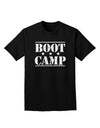 Bootcamp Large distressed Text Adult Dark T-Shirt-Mens T-Shirt-TooLoud-Black-Small-Davson Sales