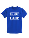 Bootcamp Large distressed Text Childrens Dark T-Shirt by TooLoud-Childrens T-Shirt-TooLoud-Royal-Blue-X-Small-Davson Sales