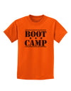 Bootcamp Large distressed Text Childrens T-Shirt by TooLoud-TooLoud-Orange-X-Small-Davson Sales