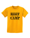 Bootcamp Large distressed Text Childrens T-Shirt by TooLoud-TooLoud-Gold-X-Small-Davson Sales