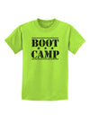 Bootcamp Large distressed Text Childrens T-Shirt by TooLoud-TooLoud-Lime-Green-X-Small-Davson Sales