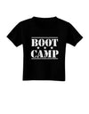 Bootcamp Large distressed Text Toddler T-Shirt Dark by TooLoud-Toddler T-Shirt-TooLoud-Black-2T-Davson Sales