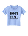 Bootcamp Large distressed Text Toddler T-Shirt by TooLoud-Toddler T-Shirt-TooLoud-Aquatic-Blue-2T-Davson Sales