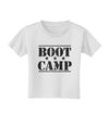 Bootcamp Large distressed Text Toddler T-Shirt by TooLoud-Toddler T-Shirt-TooLoud-White-2T-Davson Sales