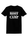 Bootcamp Large distressed Text Womens Dark T-Shirt-TooLoud-Black-X-Small-Davson Sales