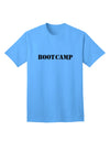 Bootcamp Military Text Adult T-Shirt: Authentic Style for the Modern Warrior-Mens T-shirts-TooLoud-Aquatic-Blue-Small-Davson Sales