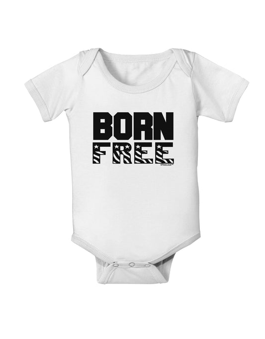 Born Free Baby Romper Bodysuit by TooLoud-Baby Romper-TooLoud-White-06-Months-Davson Sales