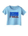 Born Free Color Infant T-Shirt by TooLoud-Infant T-Shirt-TooLoud-Aquatic-Blue-06-Months-Davson Sales