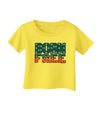 Born Free Color Infant T-Shirt by TooLoud-Infant T-Shirt-TooLoud-Yellow-06-Months-Davson Sales