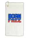 Born Free Color Micro Terry Gromet Golf Towel 16 x 25 inch by TooLoud-Golf Towel-TooLoud-White-Davson Sales