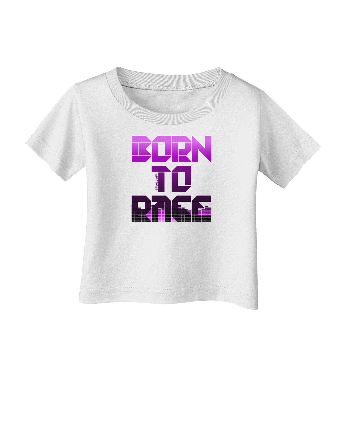 Born To Rage Purple Infant T-Shirt-Infant T-Shirt-TooLoud-White-18-Months-Davson Sales