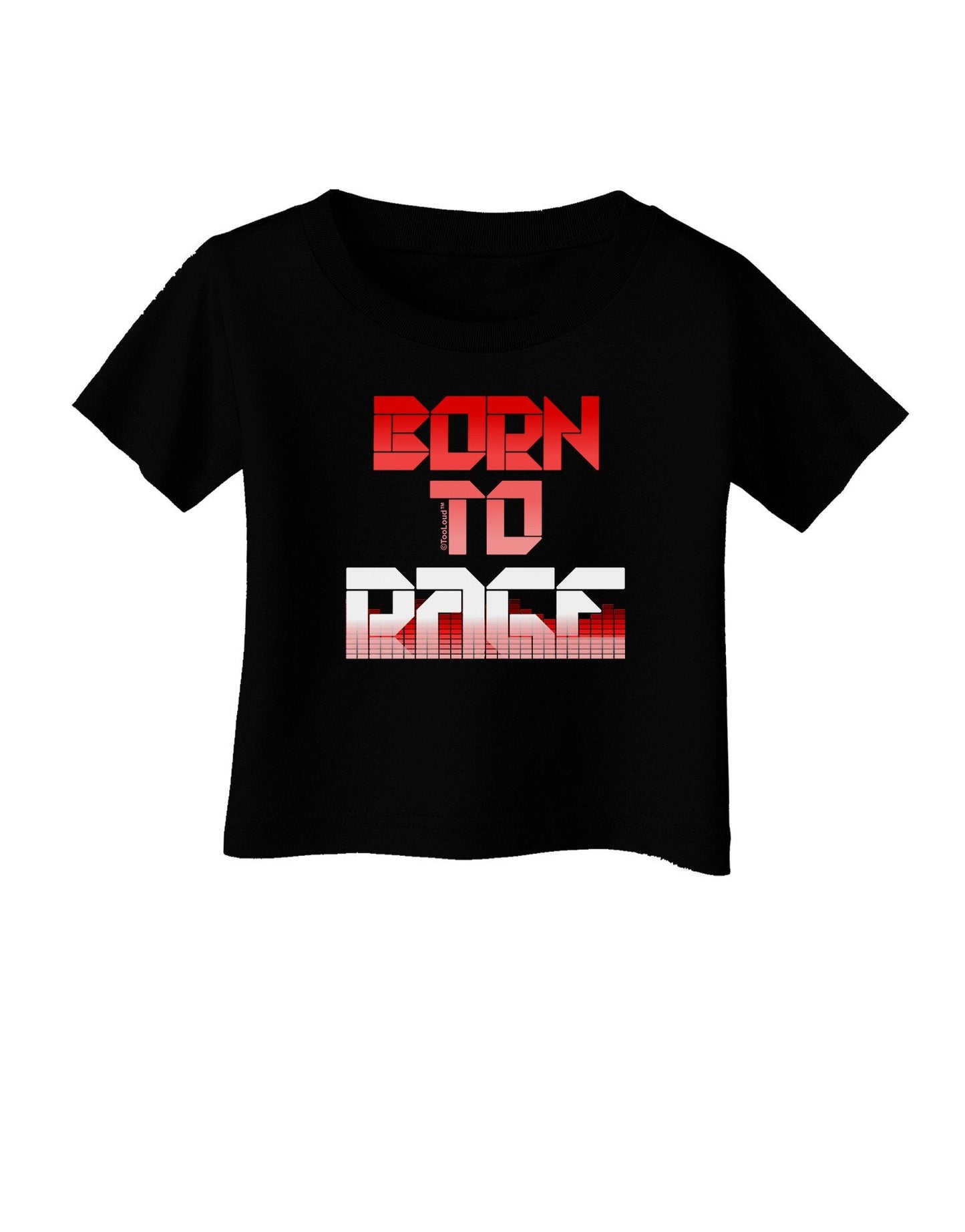 Born To Rage Red Infant T-Shirt Dark-Infant T-Shirt-TooLoud-Black-18-Months-Davson Sales