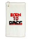 Born To Rage Red Micro Terry Gromet Golf Towel 16 x 25 inch-Golf Towel-TooLoud-White-Davson Sales