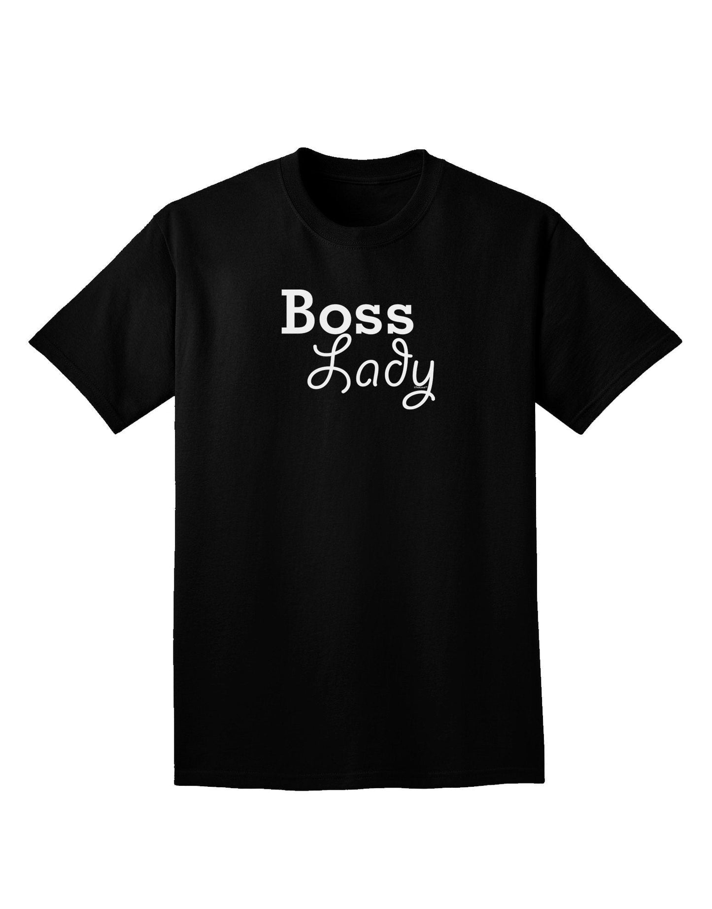 Boss Lady - Boss Day Adult Dark V-Neck T-Shirt-Mens V-Neck T-Shirt-TooLoud-Black-XX-Large-Davson Sales