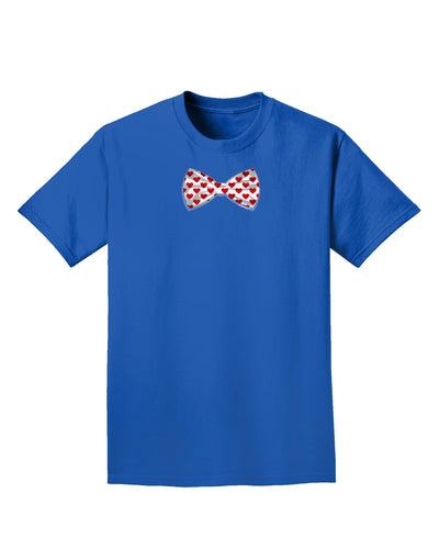 Bow Tie Hearts Adult Dark T-Shirt-Mens T-Shirt-TooLoud-Royal-Blue-Small-Davson Sales