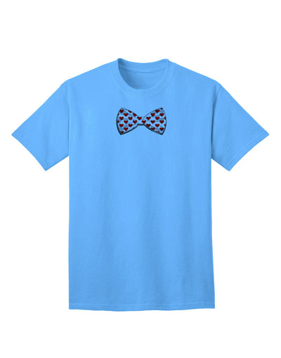 Bow Tie Hearts Adult T-Shirt-unisex t-shirt-TooLoud-Aquatic-Blue-Small-Davson Sales