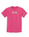 Bow Tie Hearts Childrens Dark T-Shirt-Childrens T-Shirt-TooLoud-Sangria-X-Small-Davson Sales
