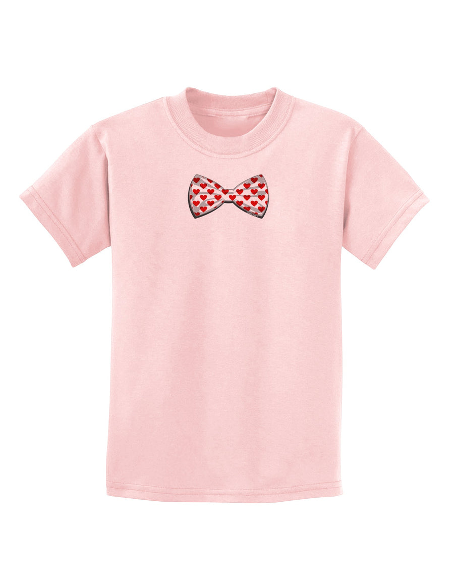 Bow Tie Hearts Childrens T-Shirt-Childrens T-Shirt-TooLoud-White-X-Small-Davson Sales