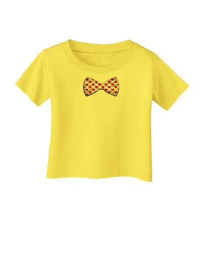 Bow Tie Hearts Infant T-Shirt-Infant T-Shirt-TooLoud-Yellow-06-Months-Davson Sales