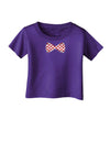 Bow Tie Hearts Infant T-Shirt Dark-Infant T-Shirt-TooLoud-Purple-06-Months-Davson Sales