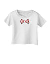 Bow Tie Hearts Infant T-Shirt-Infant T-Shirt-TooLoud-White-06-Months-Davson Sales