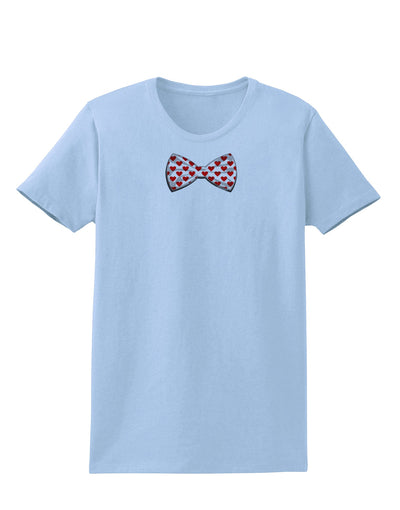 Bow Tie Hearts Womens T-Shirt-Womens T-Shirt-TooLoud-Light-Blue-X-Small-Davson Sales