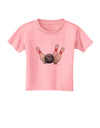 Bowling Ball with Pins Toddler T-Shirt-Toddler T-Shirt-TooLoud-Candy-Pink-2T-Davson Sales