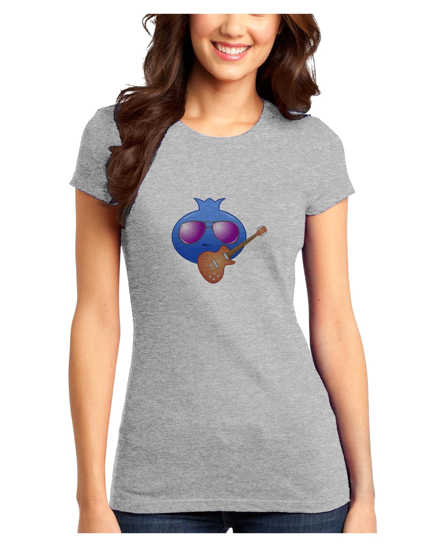 Boyd the Blues Berry Aviators Juniors T-Shirt-Womens Juniors T-Shirt-TooLoud-Ash-Gray-Juniors Fitted XS-Davson Sales