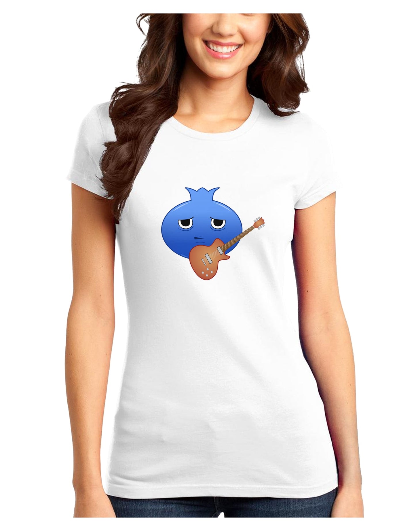 Boyd the Blues Berry Juniors T-Shirt-Womens Juniors T-Shirt-TooLoud-White-Juniors Fitted XS-Davson Sales