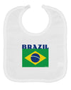 Brazil Flag Baby Bib