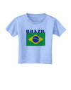 Brazil Flag Toddler T-Shirt-Toddler T-Shirt-TooLoud-Aquatic-Blue-2T-Davson Sales