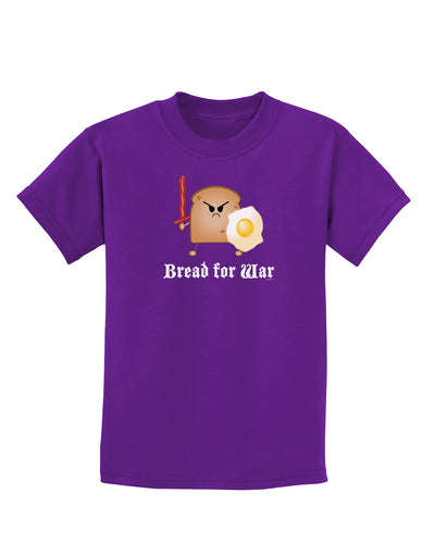 Bread for War Childrens Dark T-Shirt-Childrens T-Shirt-TooLoud-Purple-X-Small-Davson Sales