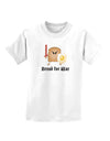 Bread for War Childrens T-Shirt-Childrens T-Shirt-TooLoud-White-X-Small-Davson Sales