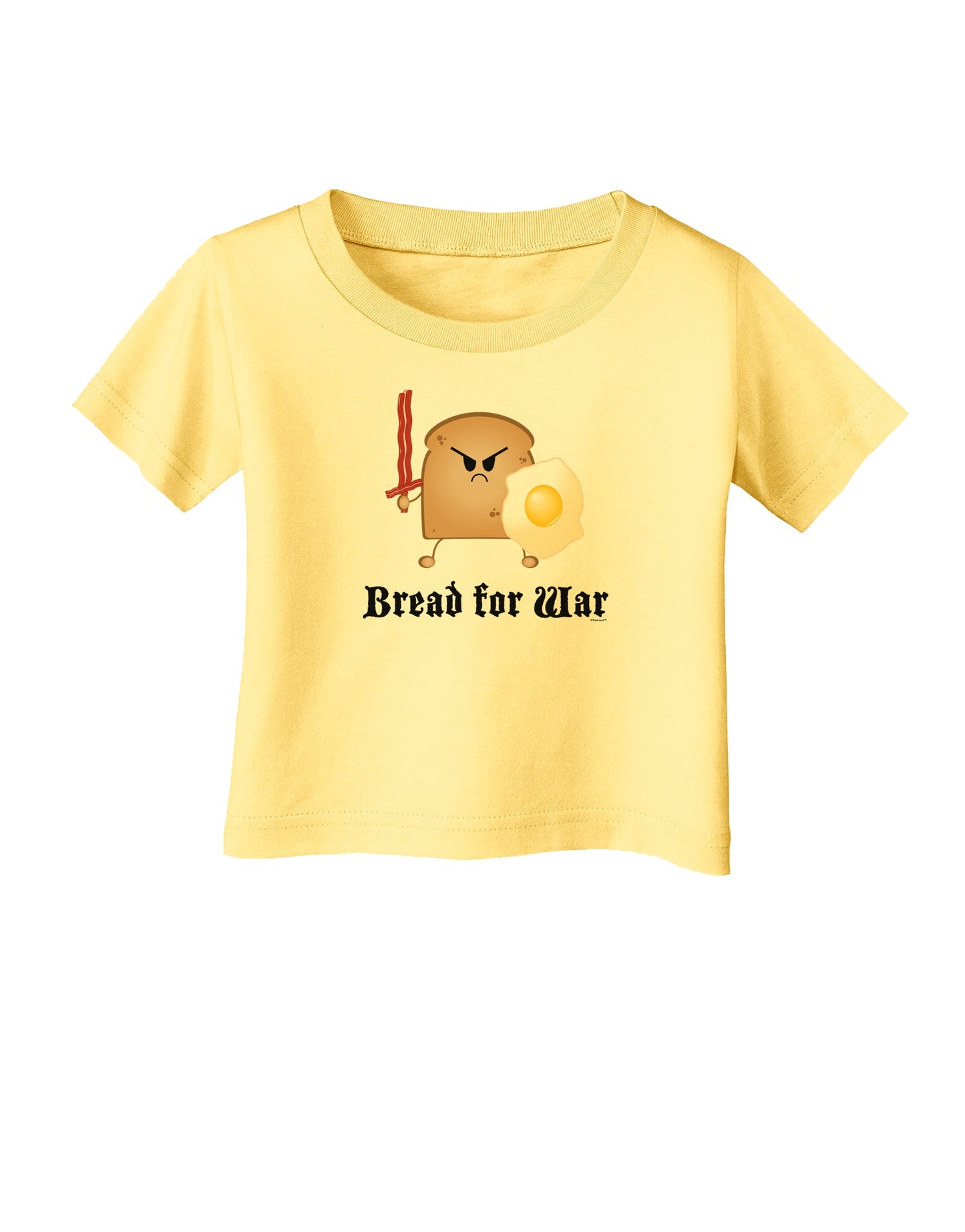 Bread for War Infant T-Shirt-Infant T-Shirt-TooLoud-Daffodil-Yellow-06-Months-Davson Sales