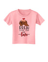 Brew a lil cup of love Toddler T-Shirt Candy Pink 4T Tooloud