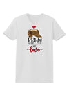 Brew a lil cup of love Womens T-Shirt-Womens T-Shirt-TooLoud-White-X-Small-Davson Sales