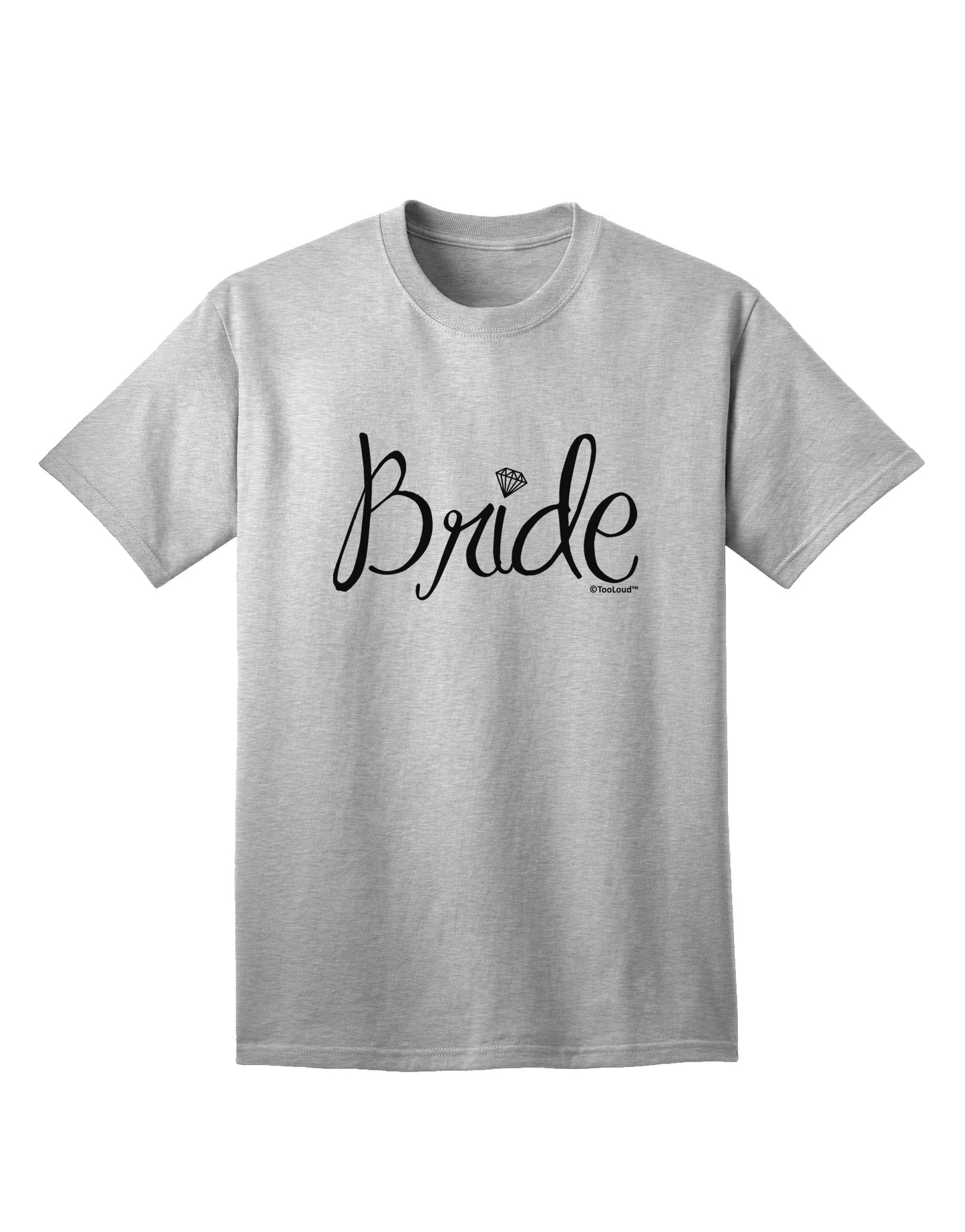 Bride Design - Diamond Adult T-Shirt-Mens T-Shirt-TooLoud-AshGray-Small-Davson Sales