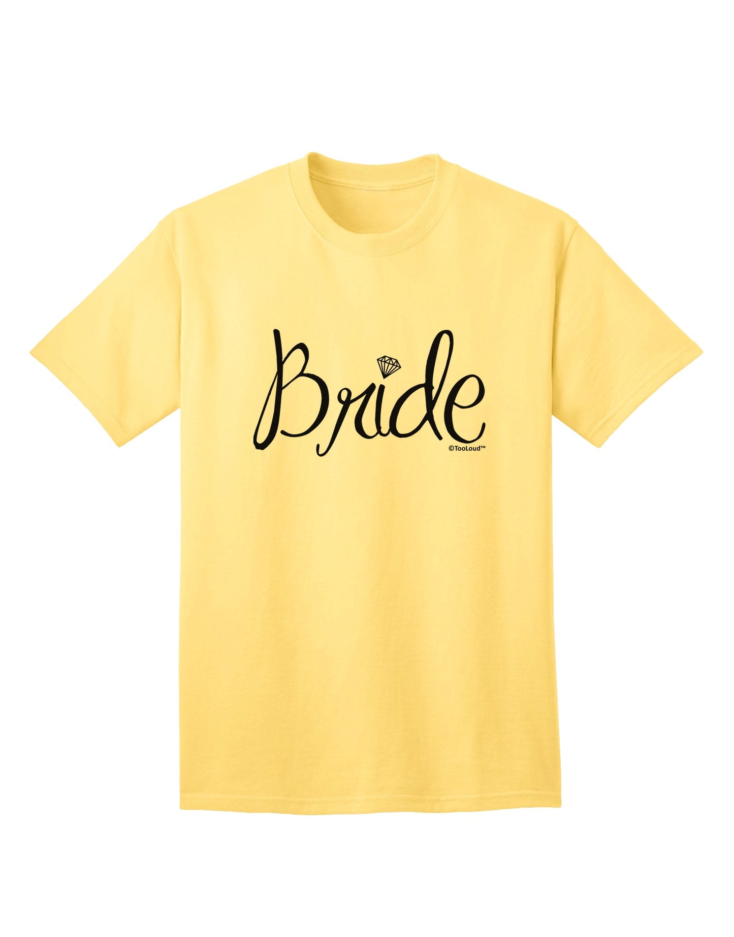 Bride Design - Diamond Adult T-Shirt-Mens T-Shirt-TooLoud-Yellow-Small-Davson Sales