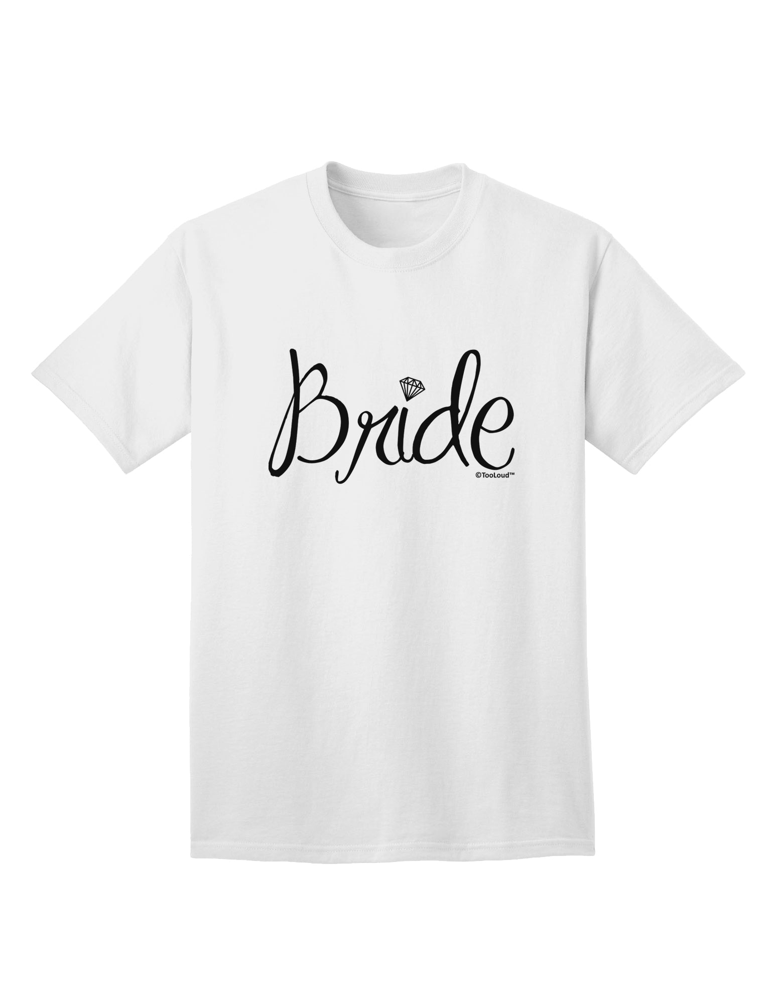 Bride Design - Diamond Adult T-Shirt-Mens T-Shirt-TooLoud-White-Small-Davson Sales
