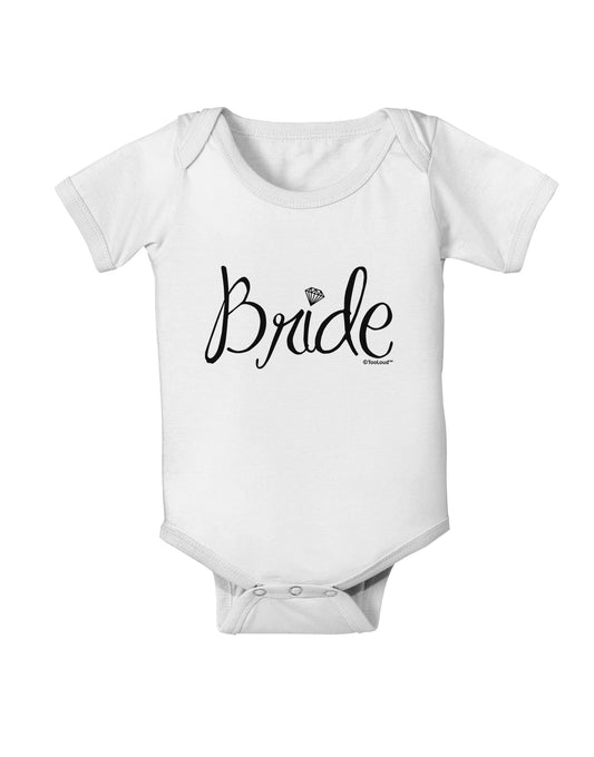 Bride Design - Diamond Baby Romper Bodysuit-Baby Romper-TooLoud-White-06-Months-Davson Sales