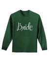 Bride Design - Diamond - Color Adult Long Sleeve Dark T-Shirt-TooLoud-Dark-Green-Small-Davson Sales