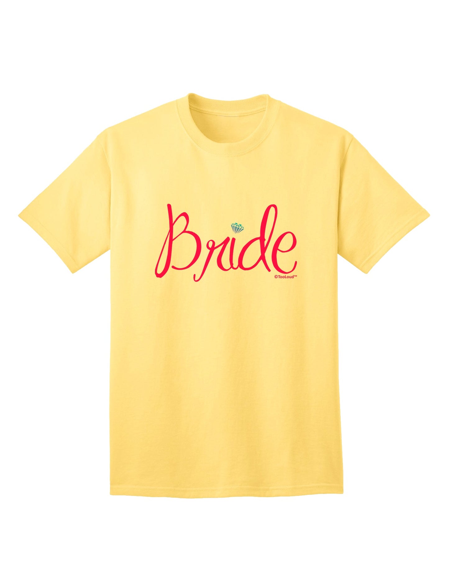Bride Design - Diamond - Color Adult T-Shirt-Mens T-Shirt-TooLoud-Yellow-Small-Davson Sales
