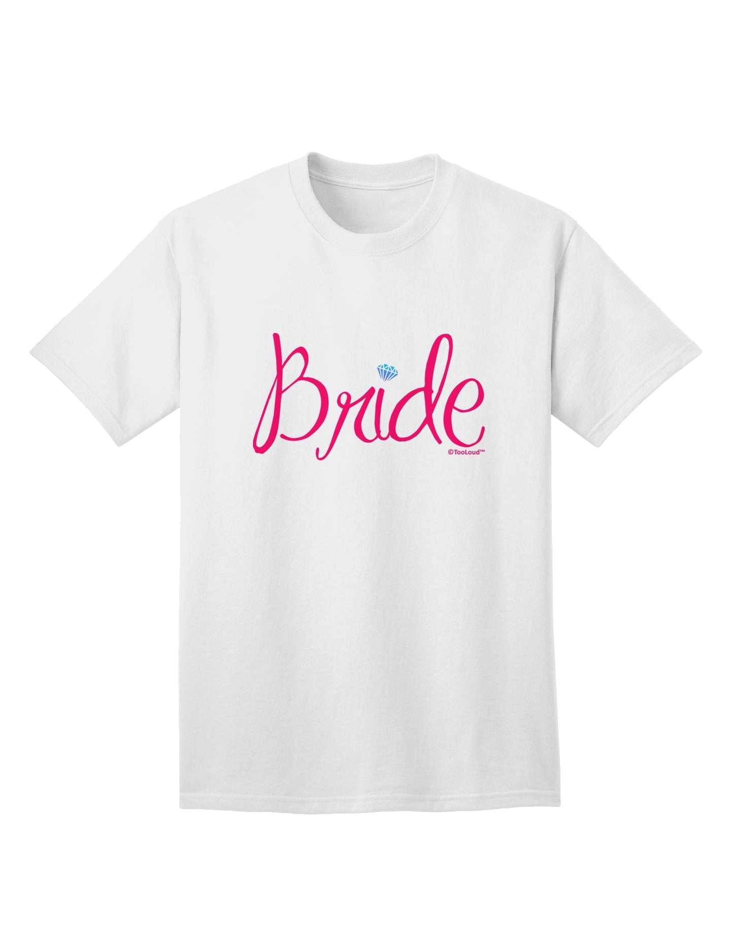Bride Design - Diamond - Color Adult T-Shirt-Mens T-Shirt-TooLoud-White-Small-Davson Sales