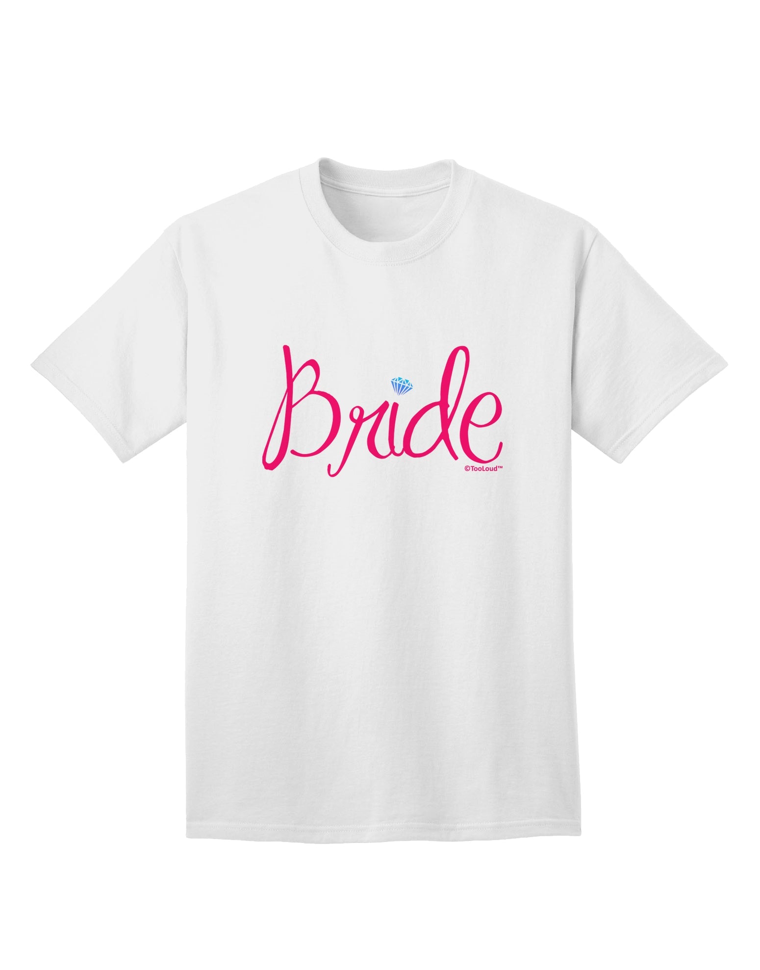 Bride Design - Diamond - Color Adult T-Shirt-Mens T-Shirt-TooLoud-White-Small-Davson Sales