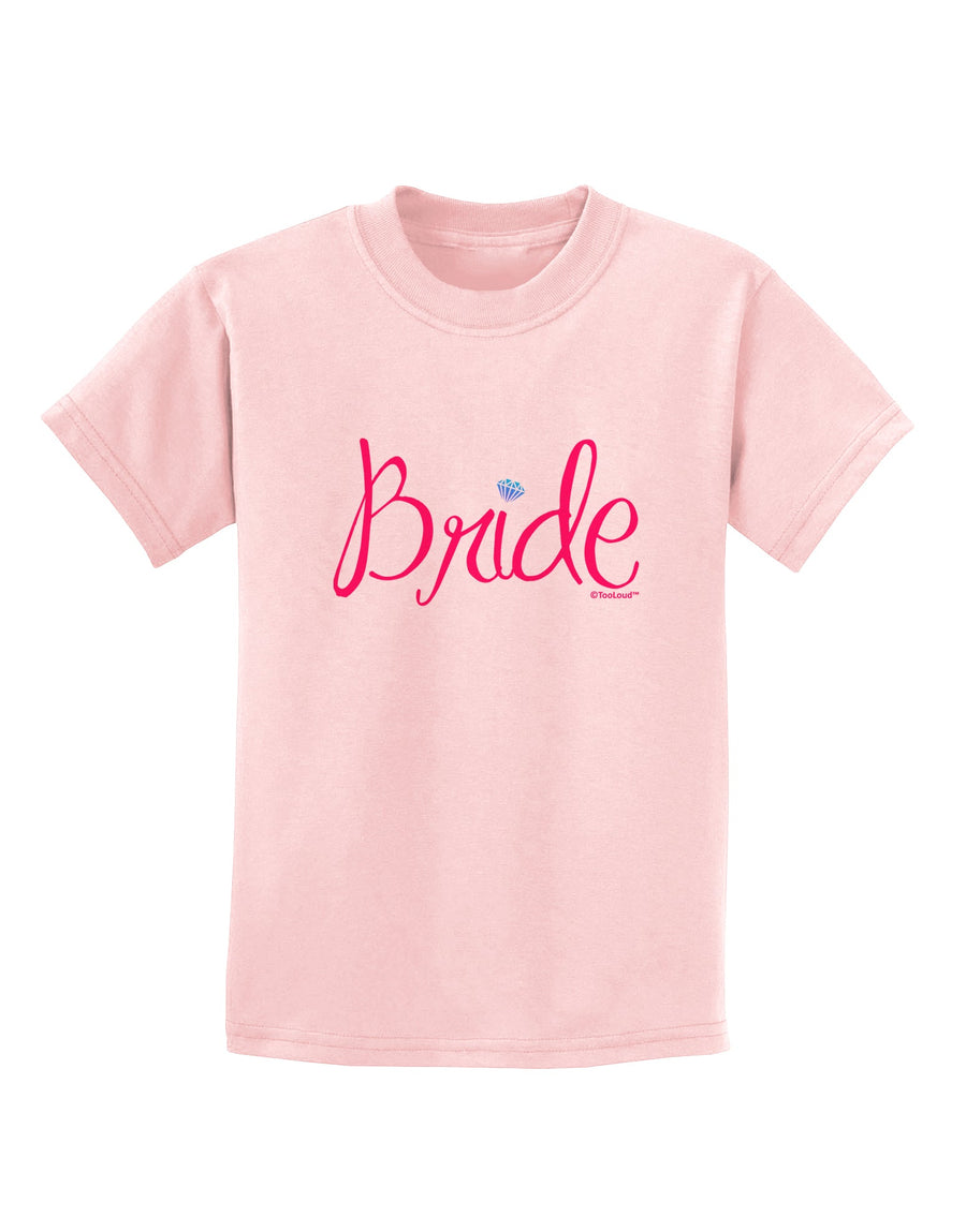 Bride Design - Diamond - Color Childrens T-Shirt-Childrens T-Shirt-TooLoud-White-X-Small-Davson Sales