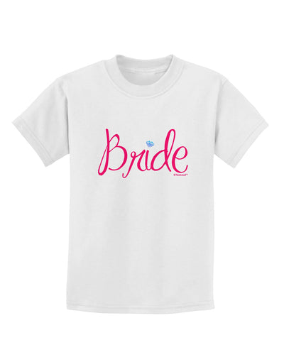 Bride Design - Diamond - Color Childrens T-Shirt-Childrens T-Shirt-TooLoud-White-X-Small-Davson Sales