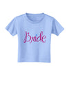 Bride Design - Diamond - Color Toddler T-Shirt-Toddler T-Shirt-TooLoud-Aquatic-Blue-2T-Davson Sales